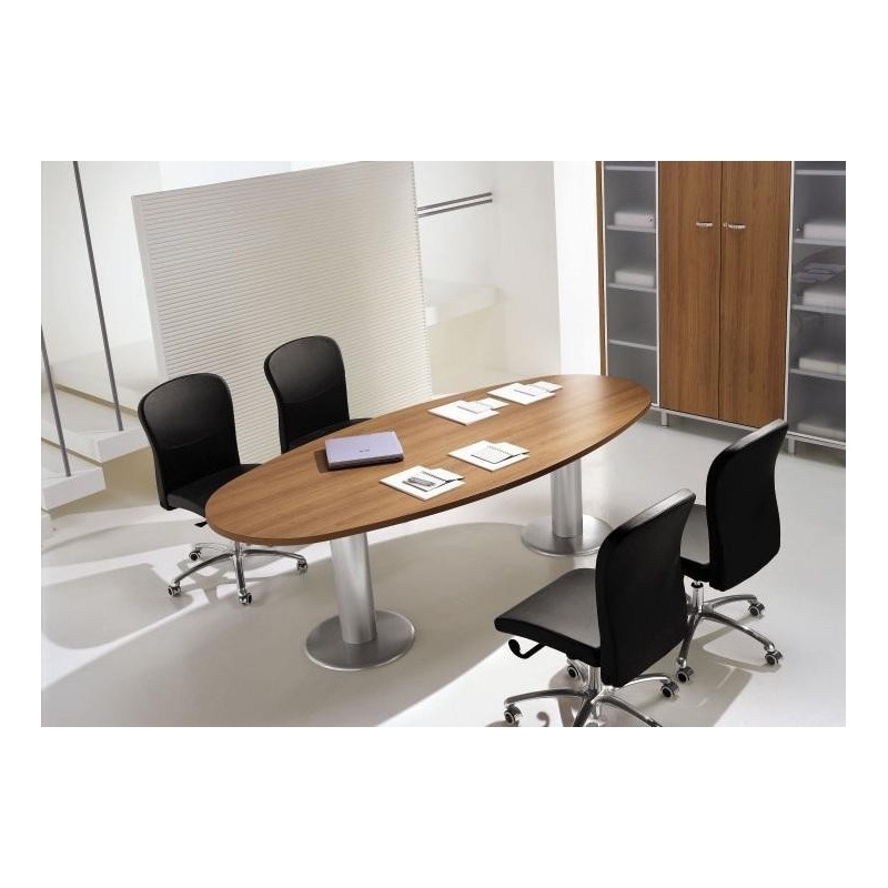 ovale vergadertafel