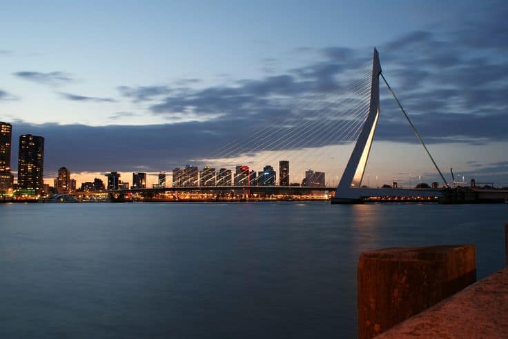 rotterdam architectuur erasmusbrug
