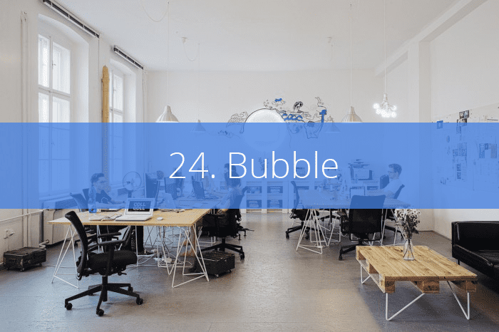 populaire kantoren bubble