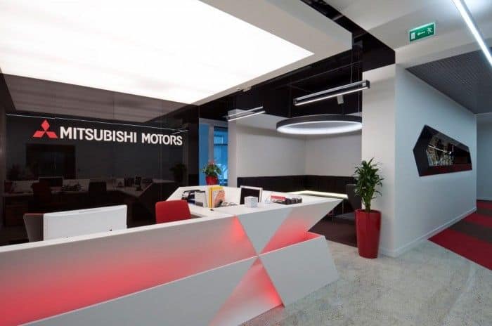 mitsubishi receptie