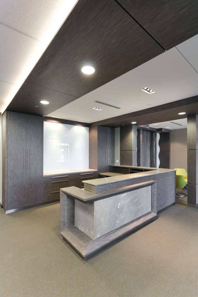 Lobby and reception desk