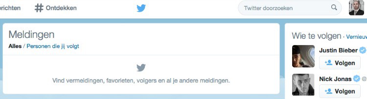 Twitter Meldingen