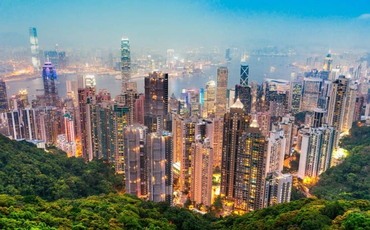 hong kong skyline