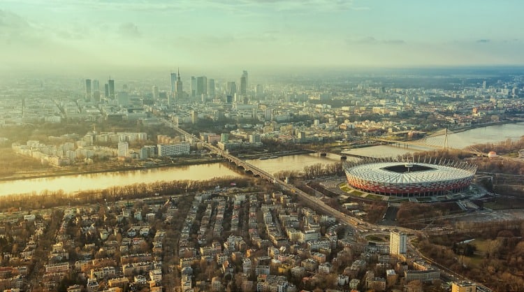 warsaw skyline