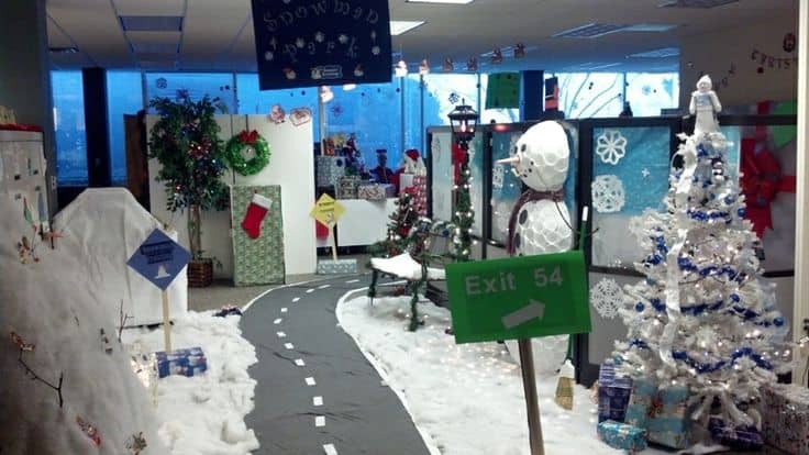 epic kantoor kerst