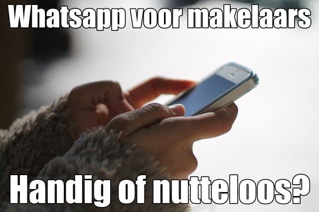 whatsapp makelaars